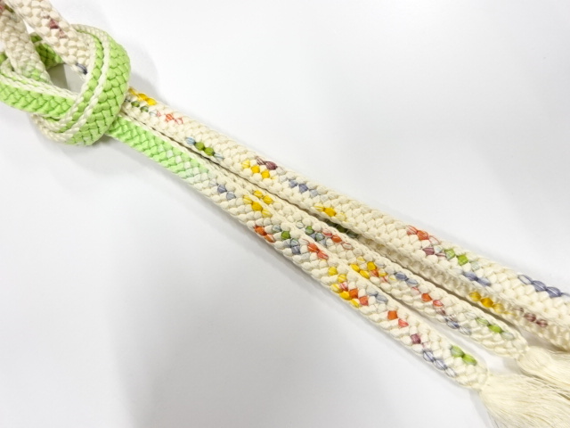 正絹　手組帯締め